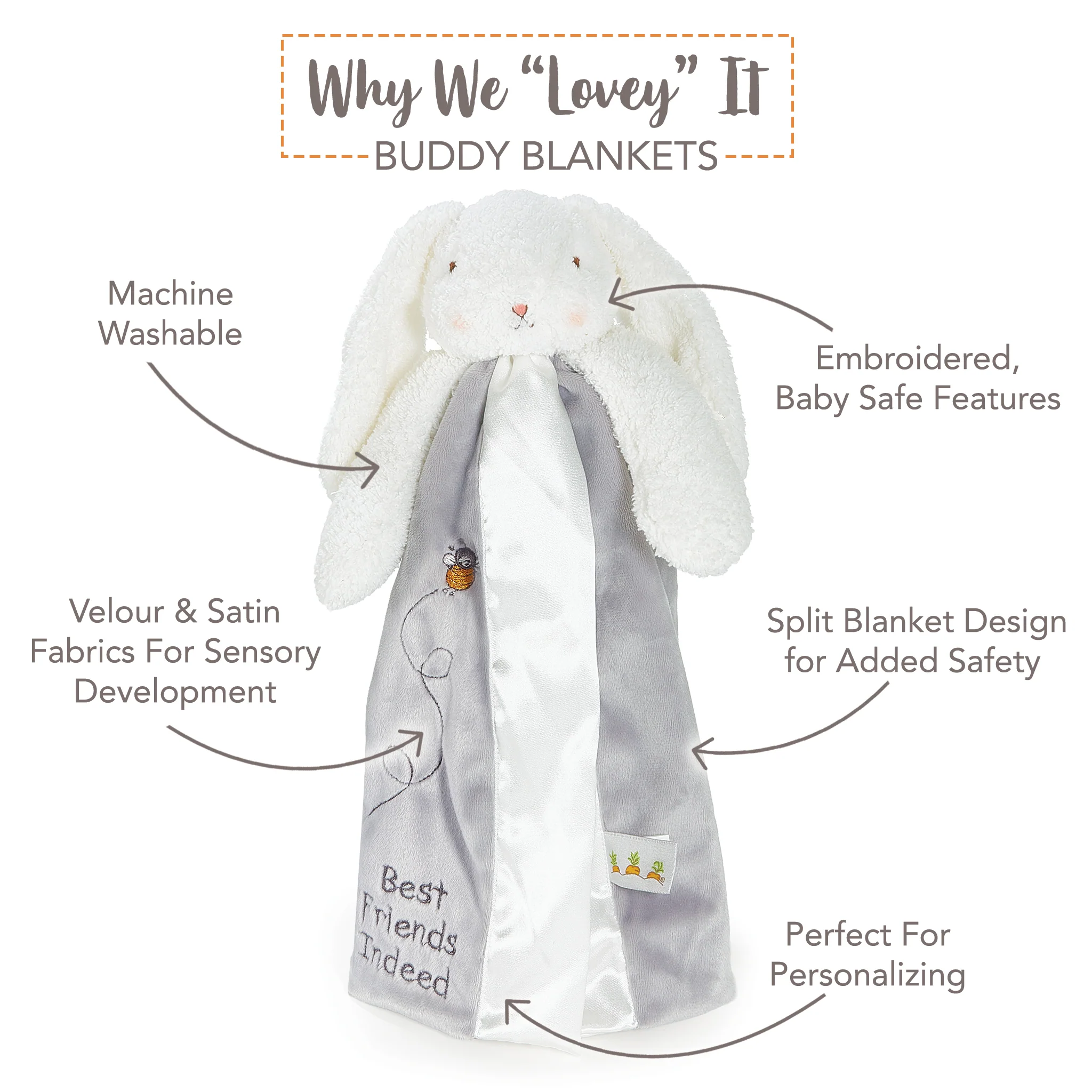 Bloom Bunny Buddy Blanket - Image 6