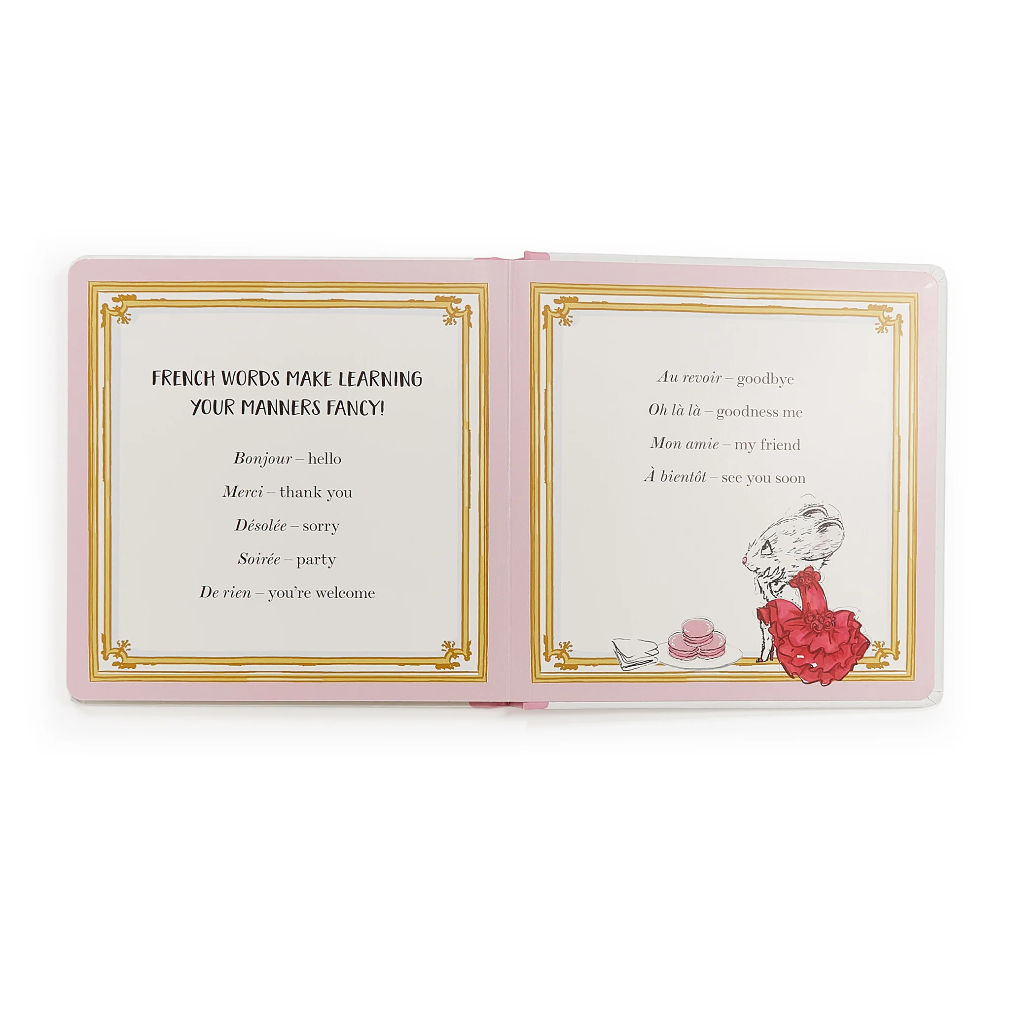 Claris The Mouse Book - Claris Says Merci Board Book - Image 4