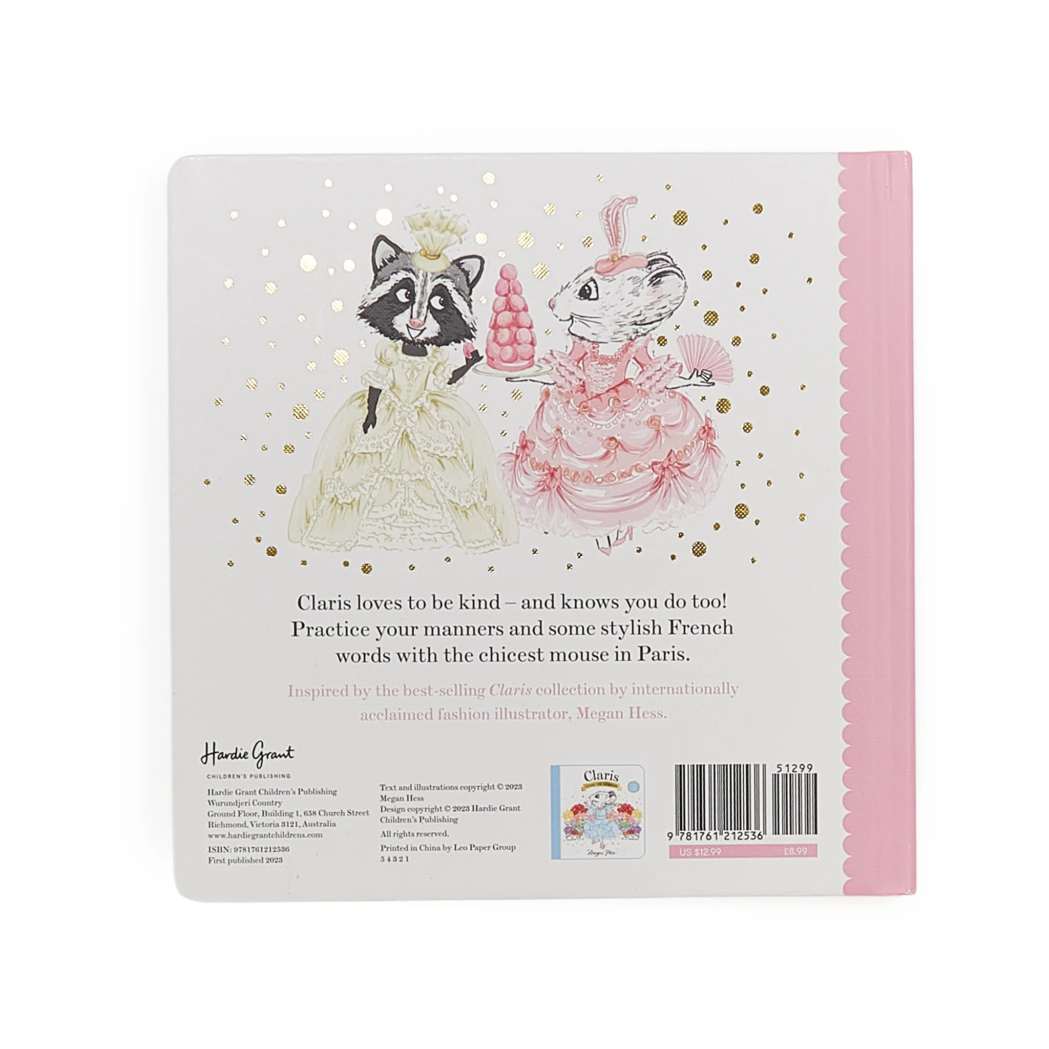Claris The Mouse Book - Claris Says Merci Board Book - Image 5